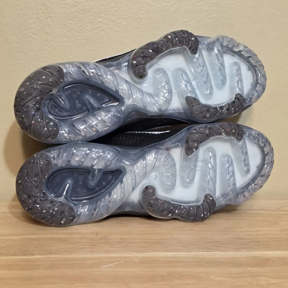 Nike Air VaporMax 2021 FK Black Metallic Silver DC4112-002 Women's Size 7.5